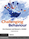 Challenging Behaviour (eBook)